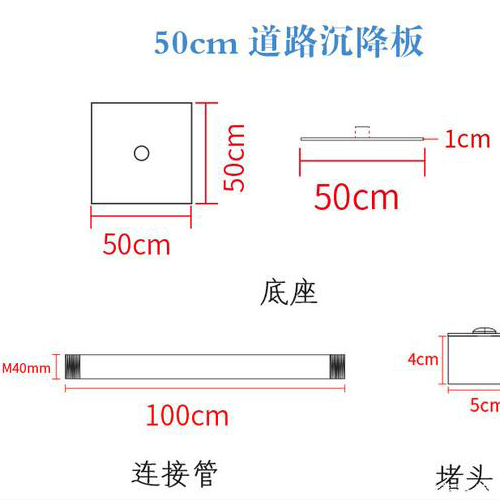 宜昌沉降板规格型号如何选择？